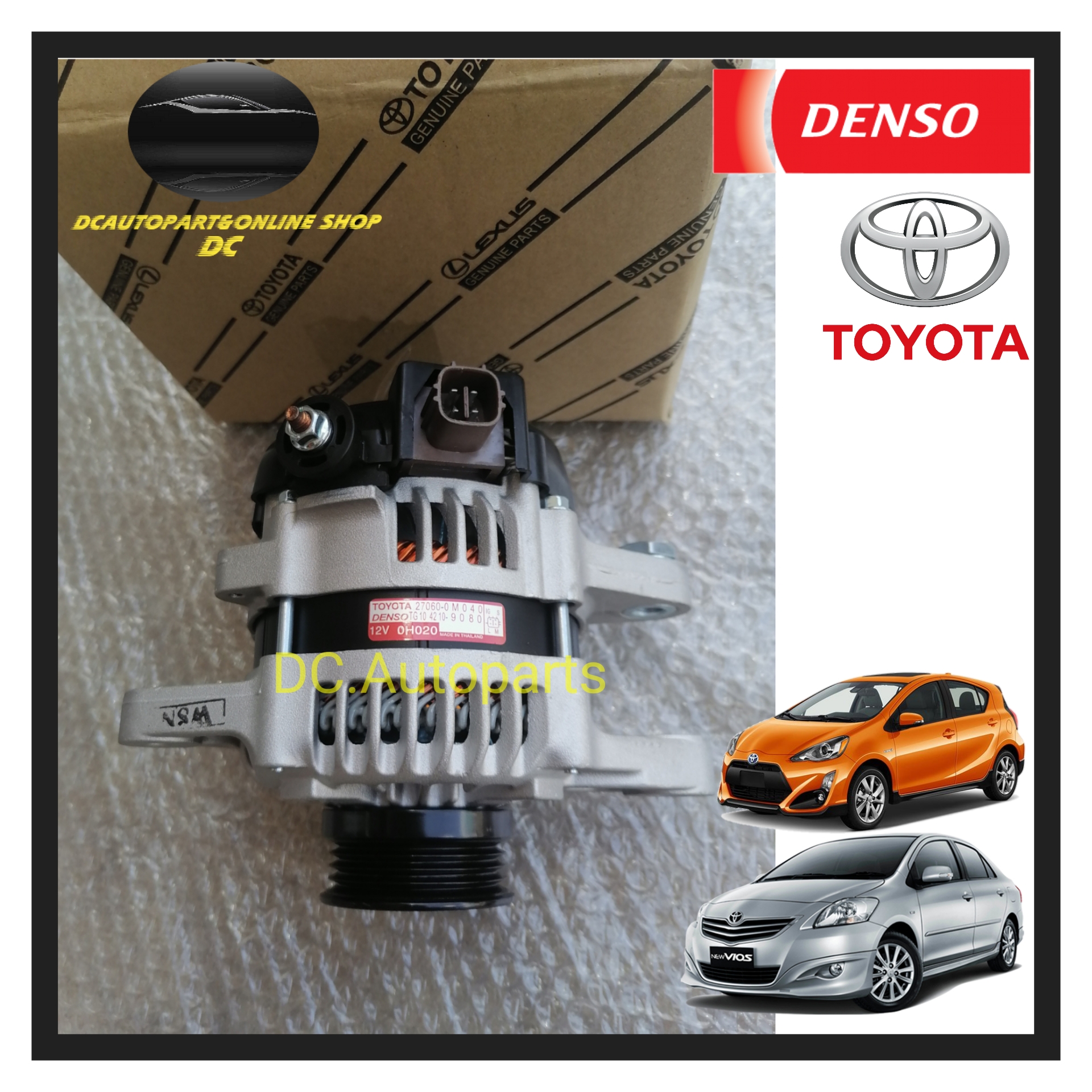 ORIGINAL NEW DENSO ALTERNATOR TOYOTA VIOS NCP93 PRIUS C Lazada