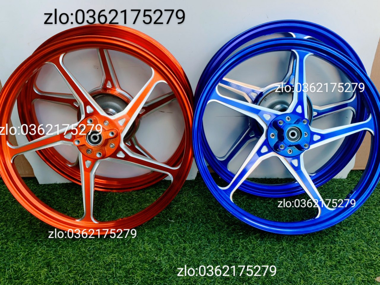 [HCM]CẶP BÁNH MÂM CNC GẮN XE SIRIUS .EXCITER 2010. JUPITER .1.6 1.6 CÓ 4 MÀU ĐỎ.CAM .ĐEN .XANH DƯƠNG GẮN VỪA NHƯ ZIN K CẦN CHẾ GÌ HẾT