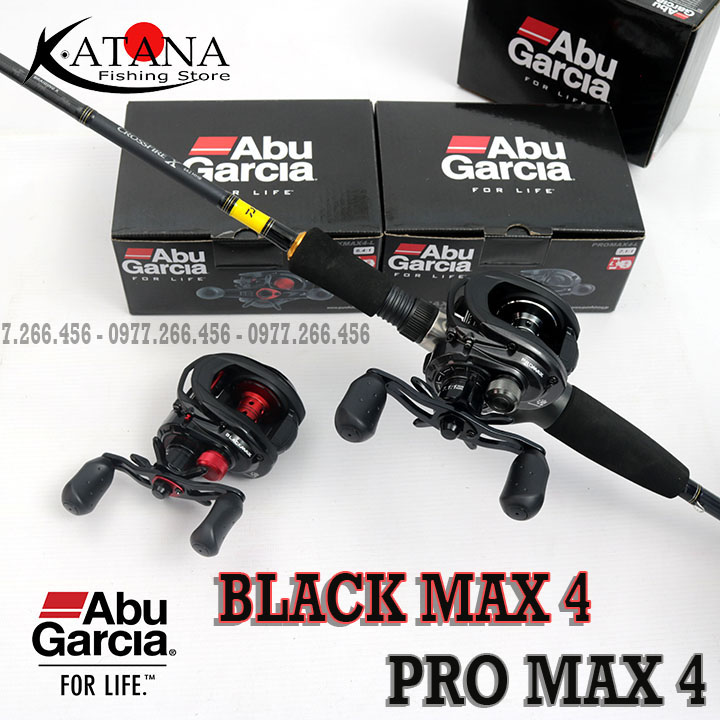 Máy câu ngang Abu Garcia BlackMax 4 - ProMax 4 - Thế hệ thư 4 2021