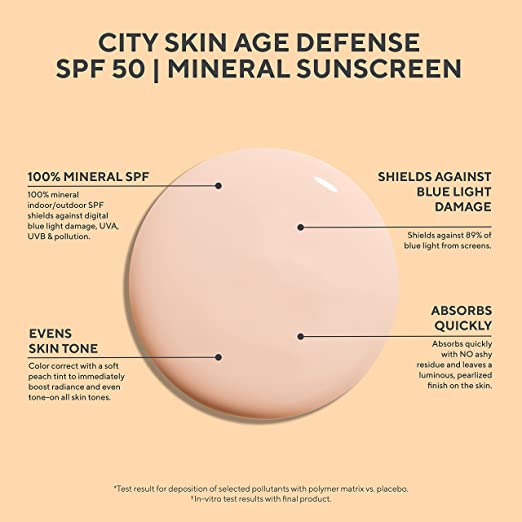 city skin age defense broad spectrum spf 50