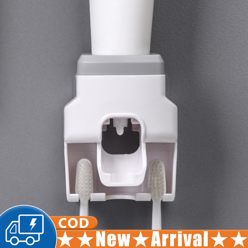Bathroom Automatic Toothpaste Dispenser Waterproof Lazy Toothpaste Squeezer Toothbrush Holder Bathroom Products