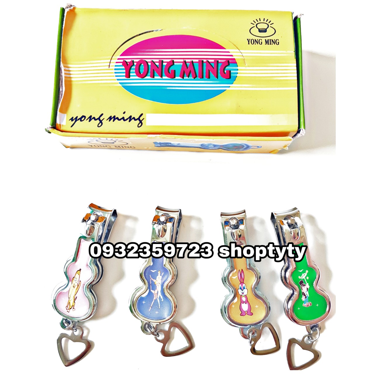 1 hộp 12 cây kềm cắt móng tay hình cây đàn😘