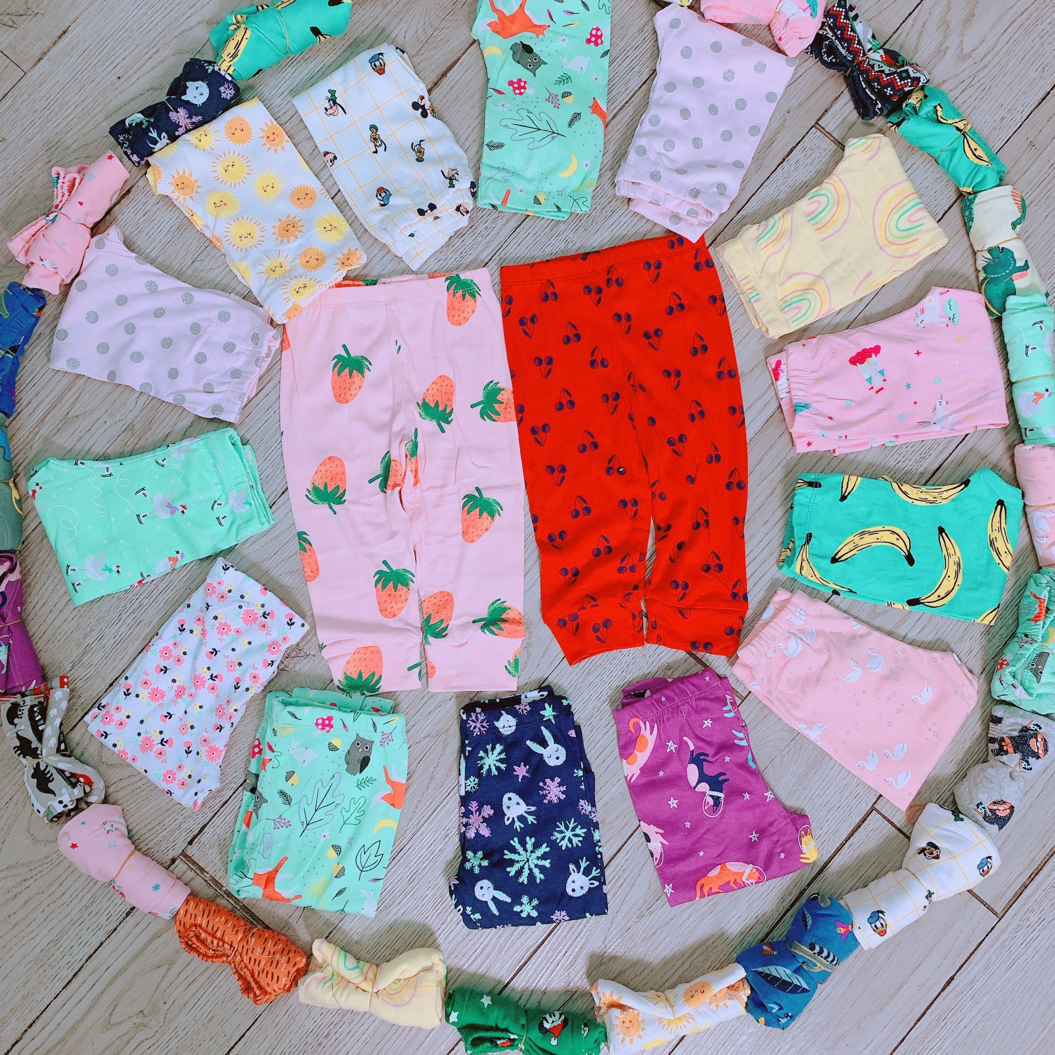 [Hoàn Tiền 6%] Lyvyshop - (Vải mềm mịn) Combo 05 quần dài bé trai, bé gái vải xuất dư mềm mịn 08kg-20kg (Giá 05 quần)
