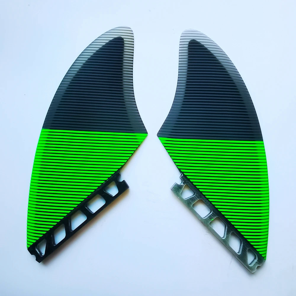 # Fiberglass đôi Keel ván lướt sóng vây, lướt vây