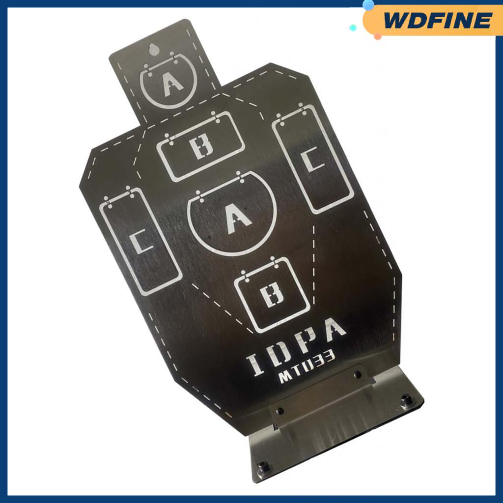 WDFINE Silhouette Target Portable Stainless Steel Sports Target Target