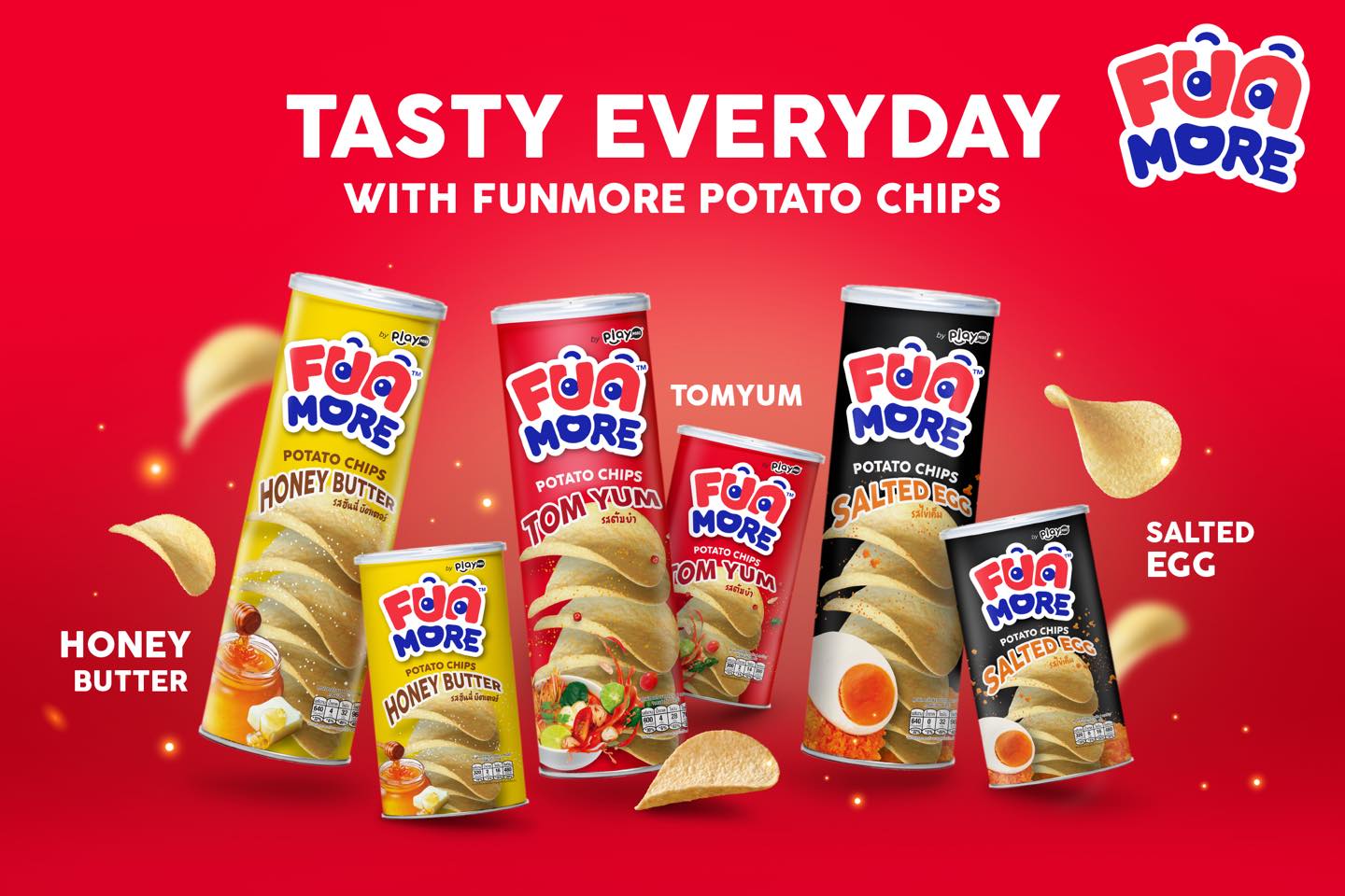 Snack khoai tây Funmore Thái Lan 130g