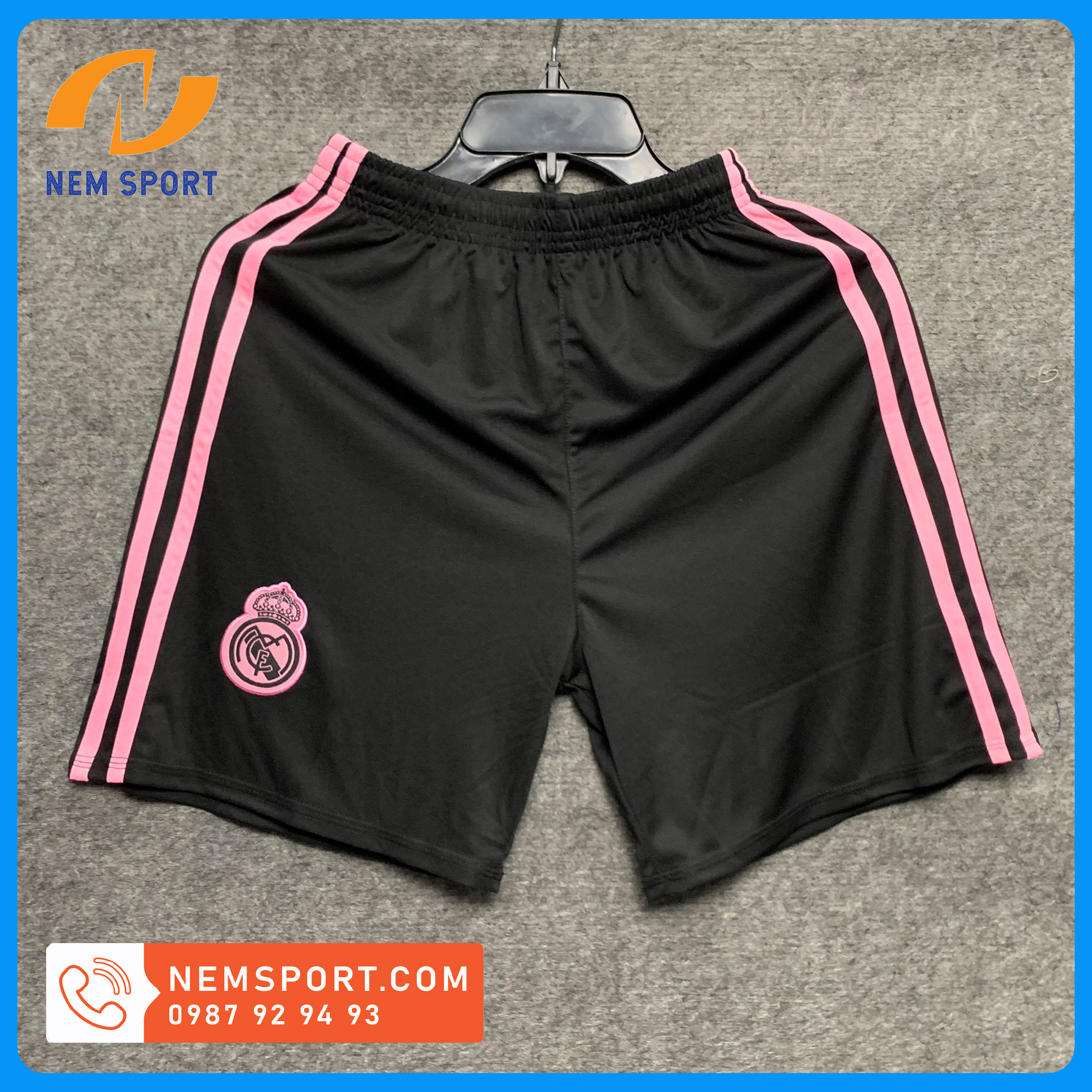 HOÀN TIỀN 15% - Áo Đá Bóng CLB Real Marid Màu Hồng Mới 2022 Áo Đá Banh Real Marid Màu Hồng Mới 2022