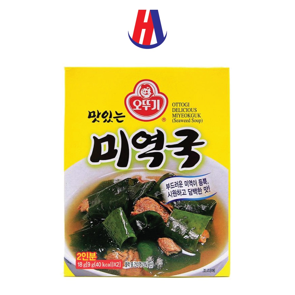 Canh rong biển ăn liền Ottogi 18g