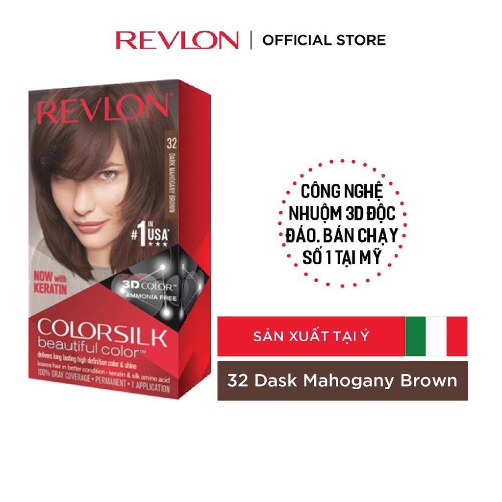 Thuốc nhuộm tóc Revlon Colorsilk đủ số