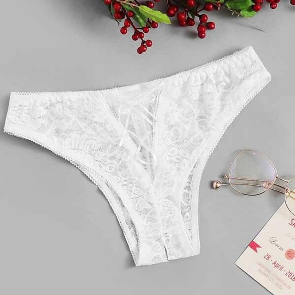 Tanggeri%20Fashion%20Women's%20Panties%20Open%20Crotch%20Transparent%20Lace%20Bowknot%20G-string%20Thong%20Female%20Lingerie%20for%20Underwear%20Pantys%20-%20Image%204