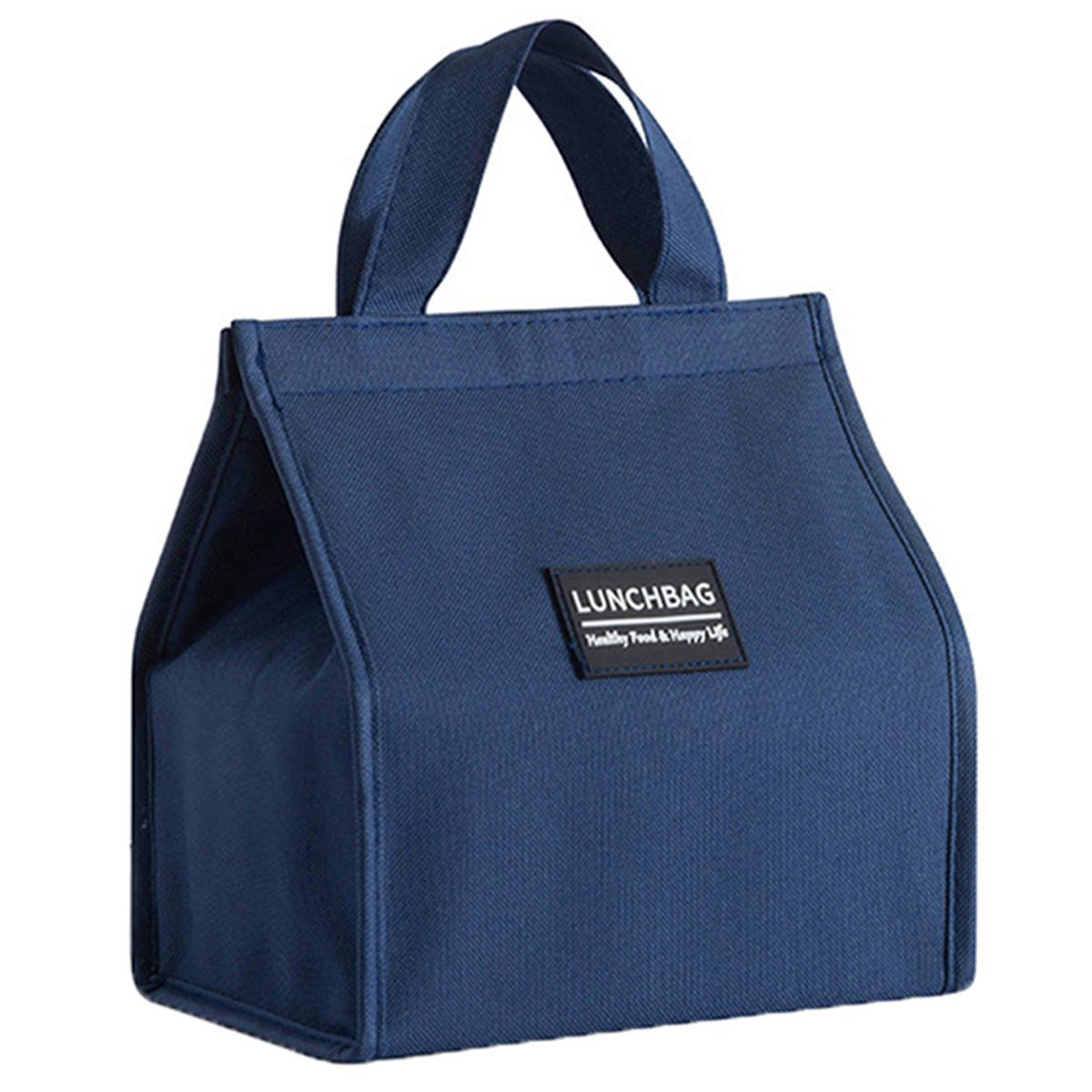 Thermal Insulated Lunch Bags for Men Women Oxford cloth Bento Box Organizer Office Students Lunch Box Fresh Cooler Pouch Queena