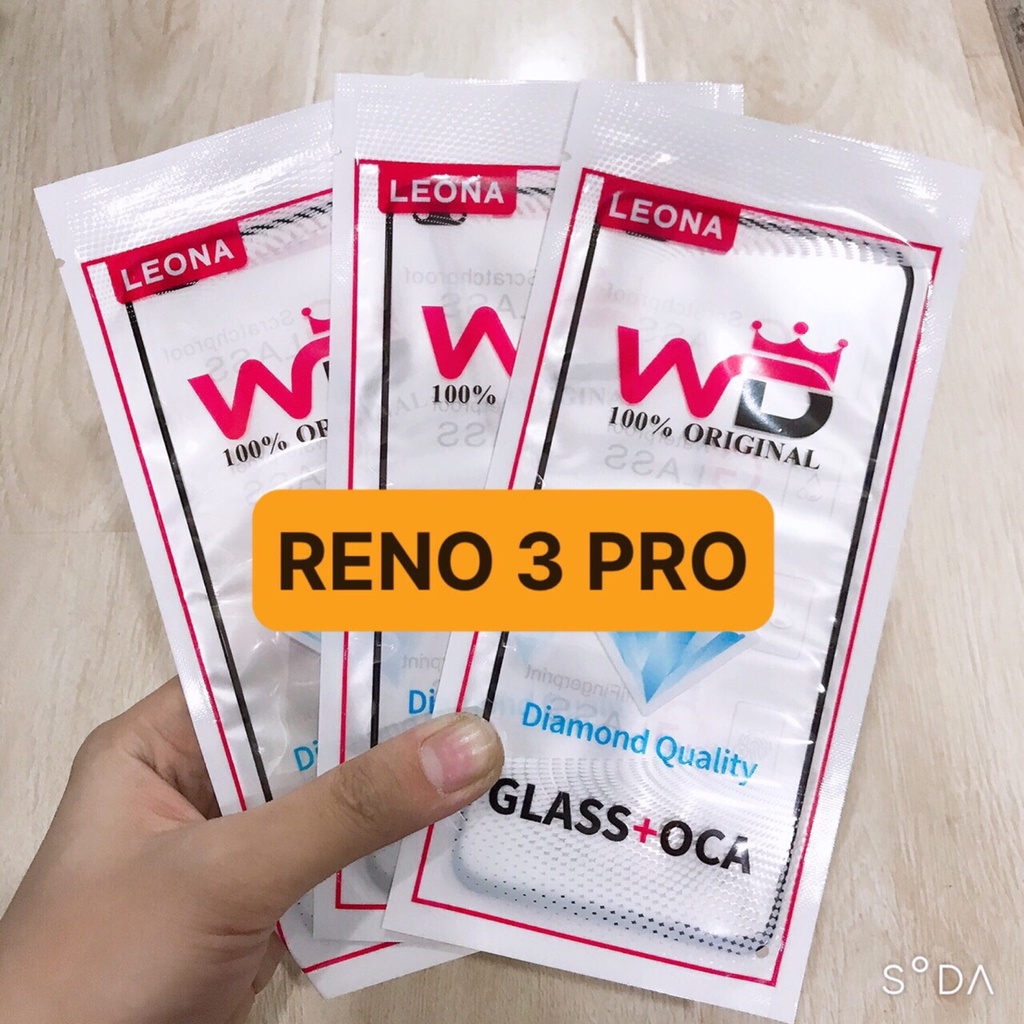 Kính ép liền keo oca oppo reno 3 pro 4g giá sỉ rẻ