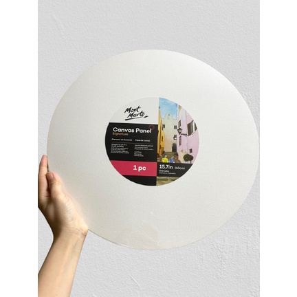Canvas hình tròn Mont Marte, Canvas Panels 30cm/40cm (Toan vẽ tranh tròn)