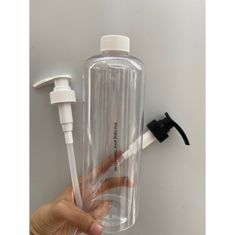 Chai 1 lít màu nâu- chai nhựa đựng mật ong- chai 1 lít dày