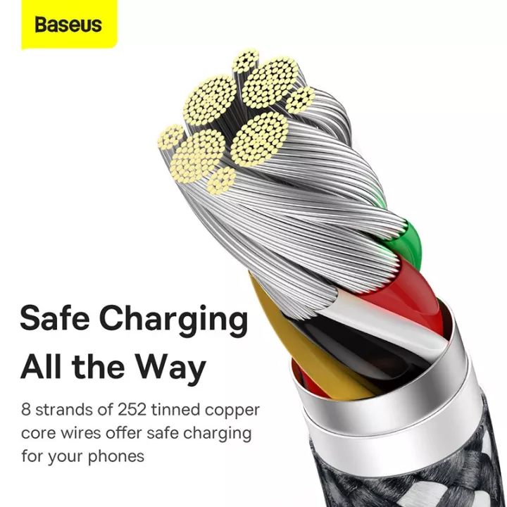 100W baseus dynamic series fast charging data cable USB to Type-C
