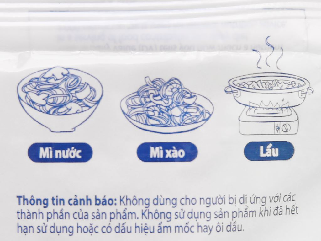Mì không gói gia vị OttOgi gói 110g