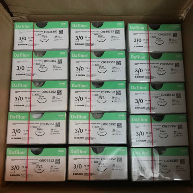 Chỉ phẫu thuật Nylon CPT (1/0, 2/0, 3/0, 4/0, 5/0, 6/0, 7/0, 8/0)