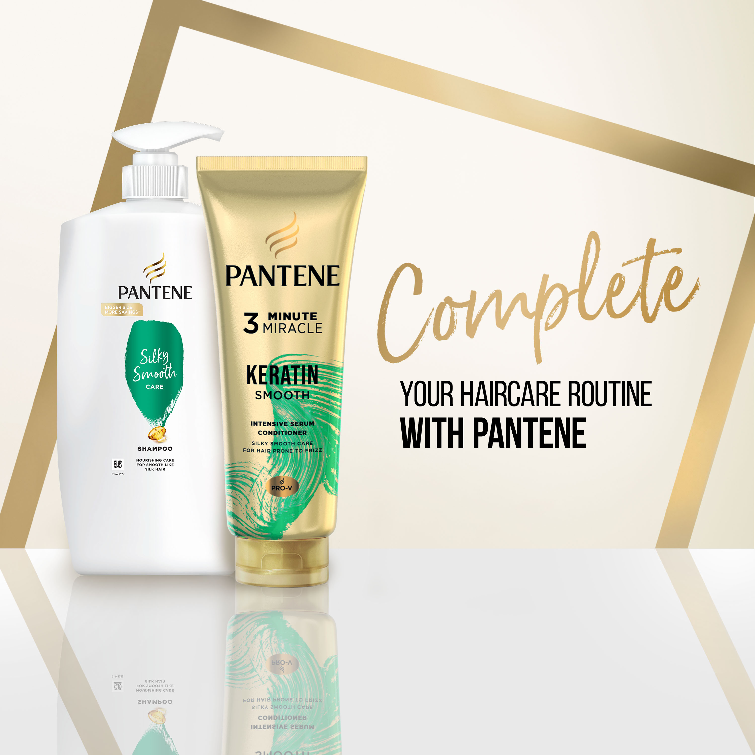 Pantene 3 Minute Miracle Keratin Smooth Daily Serum Conditioner 300ml