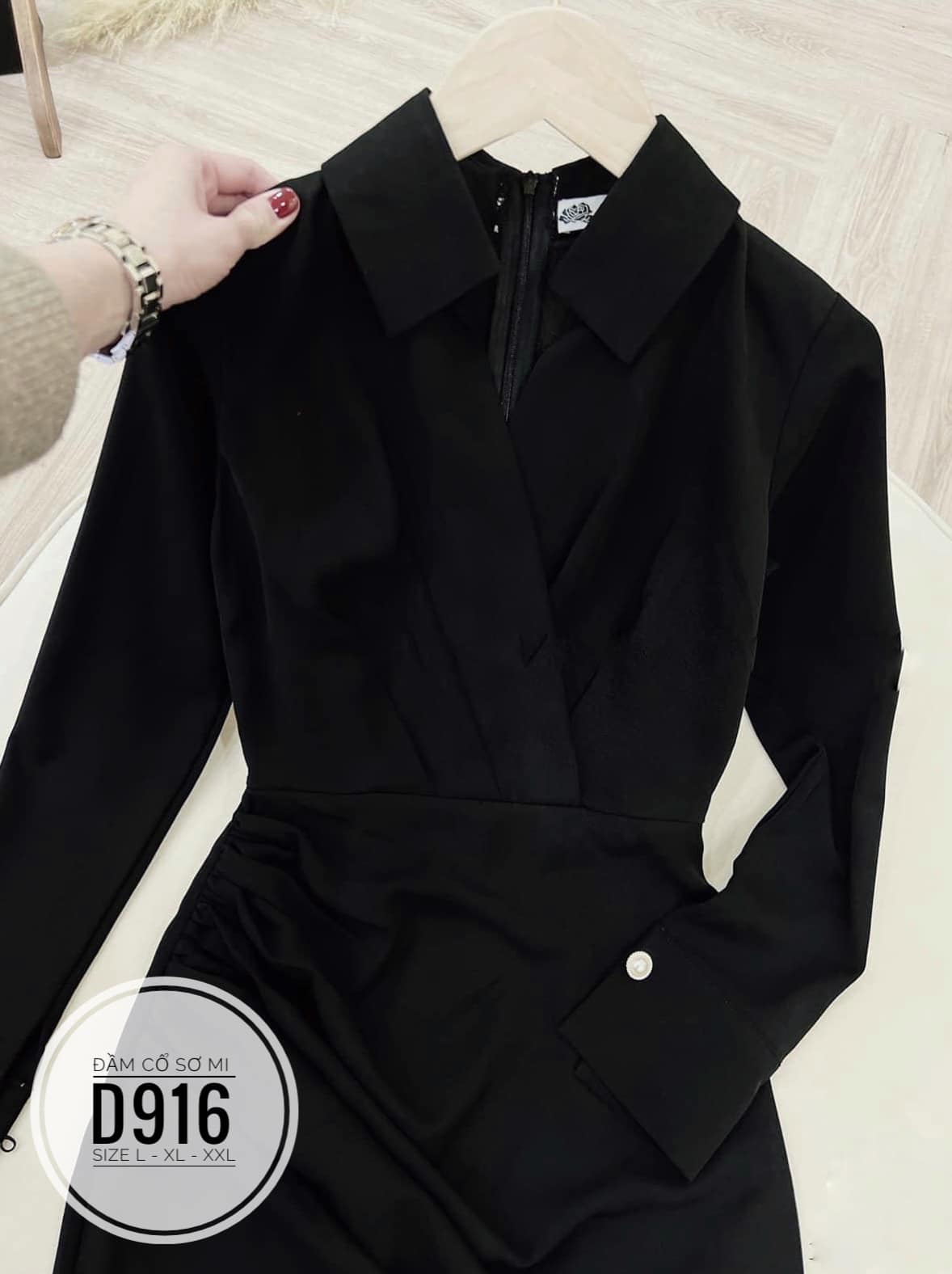 ĐẦM SƠ MI TAY DÀI SANG TRỌNG BIGSIZE (L-XL-2XL)