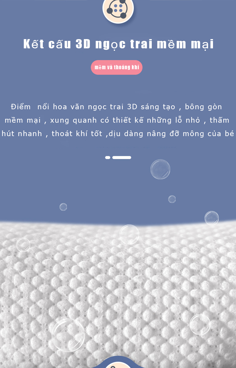 Tã dán Yiying mới đệm lưng thấm mồ hôi S/M/L-Siêu mỏng khô thoáng