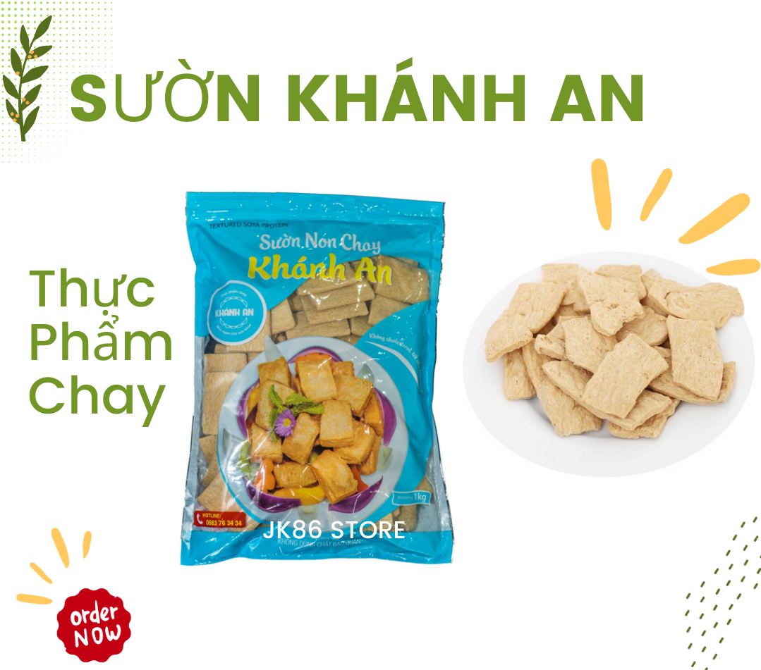 SƯỜN NON CHAY KHÁNH AN GÓI 100GR