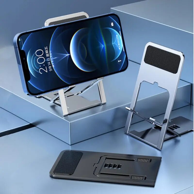 Plastic Tablet Stand for IPhone IPad Desktop Mobile Phone Holder Stand Multi-Angle Folding Mini Phone Holder