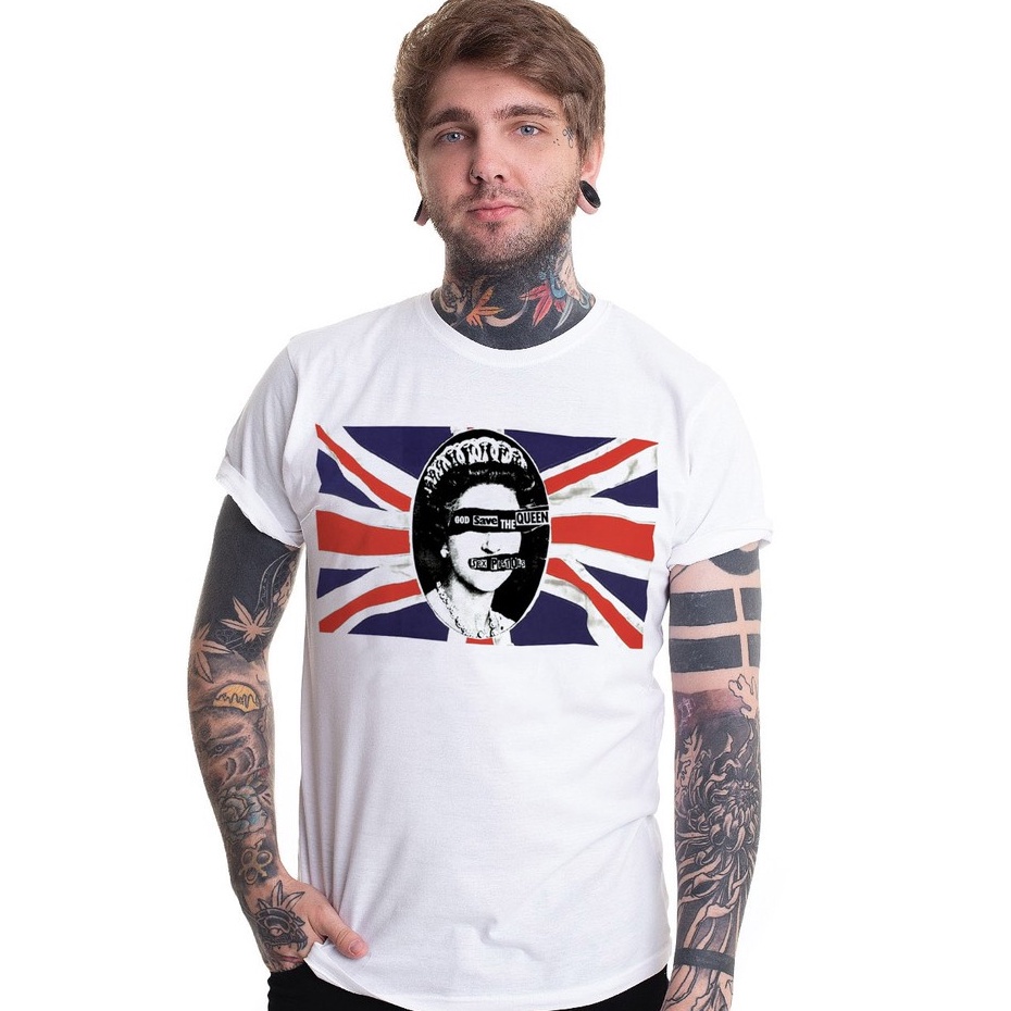 Áo thun Popular Rock Band T shirt white shirt Sublimation unisex tee