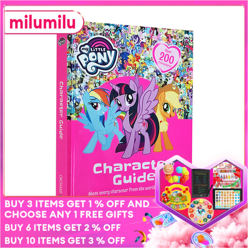 My Little Pony Character Guide Hardback Children's Animation Story Book |  Lazada