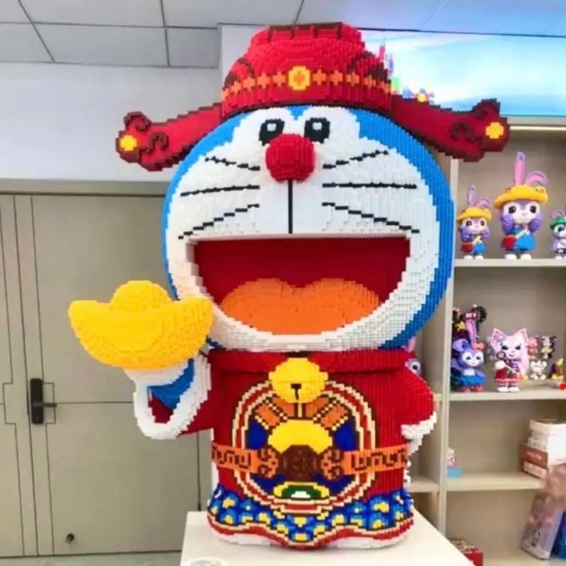 [ Hot ] Lego Doraemon thần tài đủ size 40 - 68 - 91cm