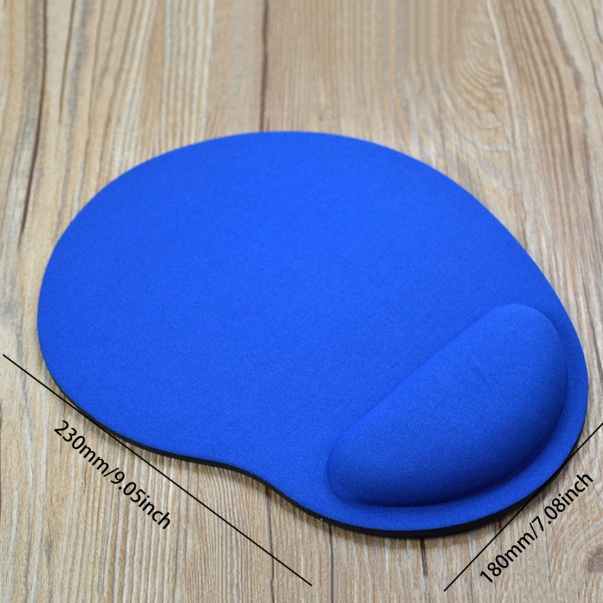 Đệm cổ tay cầm chuột bàn di chuột chơi game màu trơn thảm lót chuột thoải mái chuột Pad Gamer cho PC máy tính xách tay Ergonomic EVA bàn di chuột có đỡ cổ tay