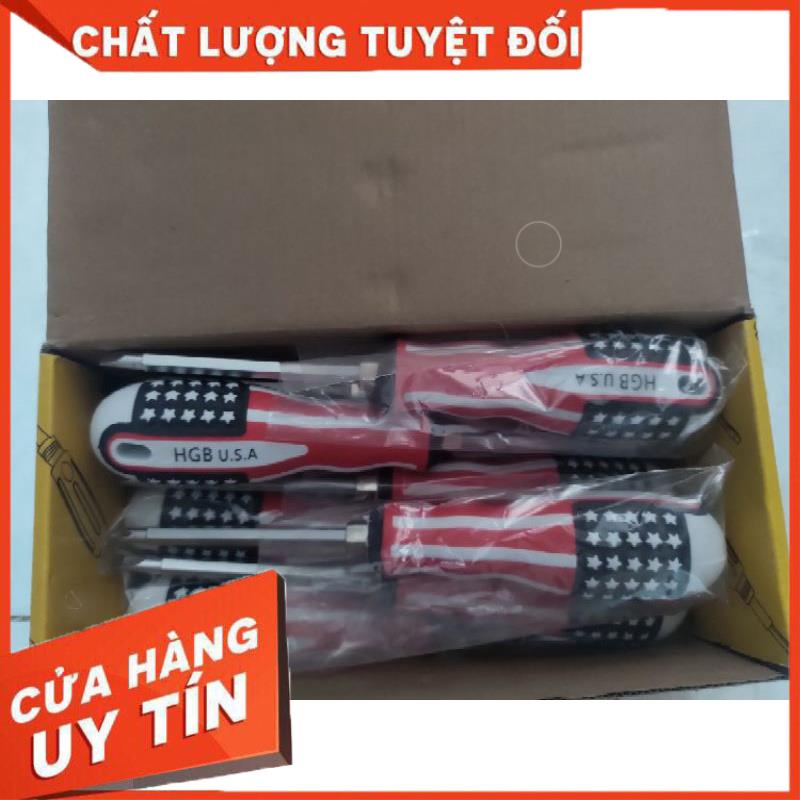 tô vít 2 đầu,tua vít cờ mỹ 2 đầu
