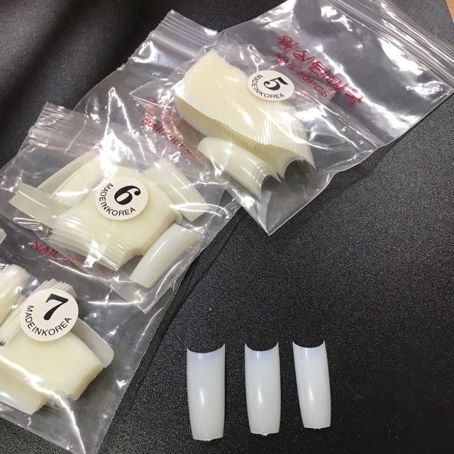 [HCM]Set 500 móng nối tay form Hàn đủ size từ 0 đến 9