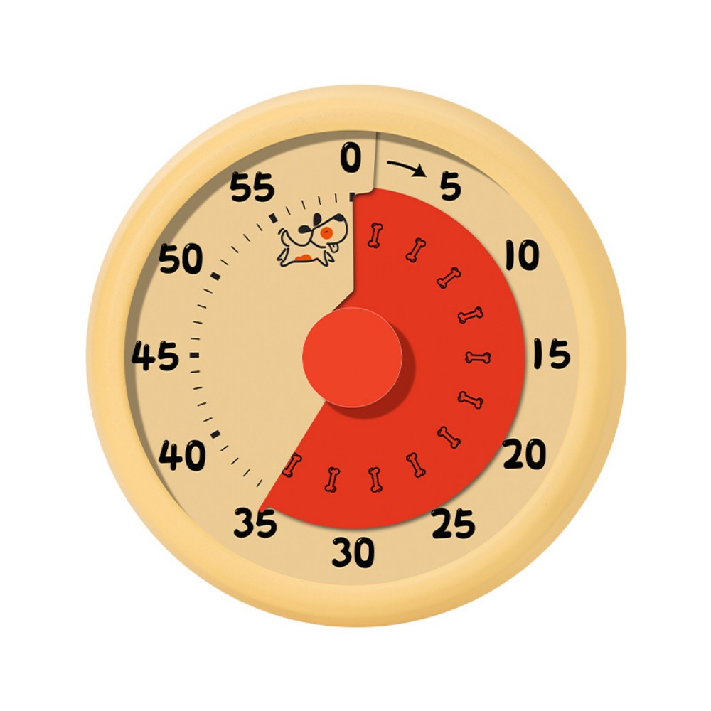 Multifunctional Mechanical Visual Timer Magnetic Self Discipline Kitchen Cooking Timer 60 Minutes Timer Reminder Countdown Alarm Clock Learning. 