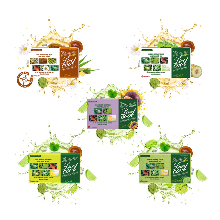 Viên sủi - Bột sủi thanh nhiệt Livecool