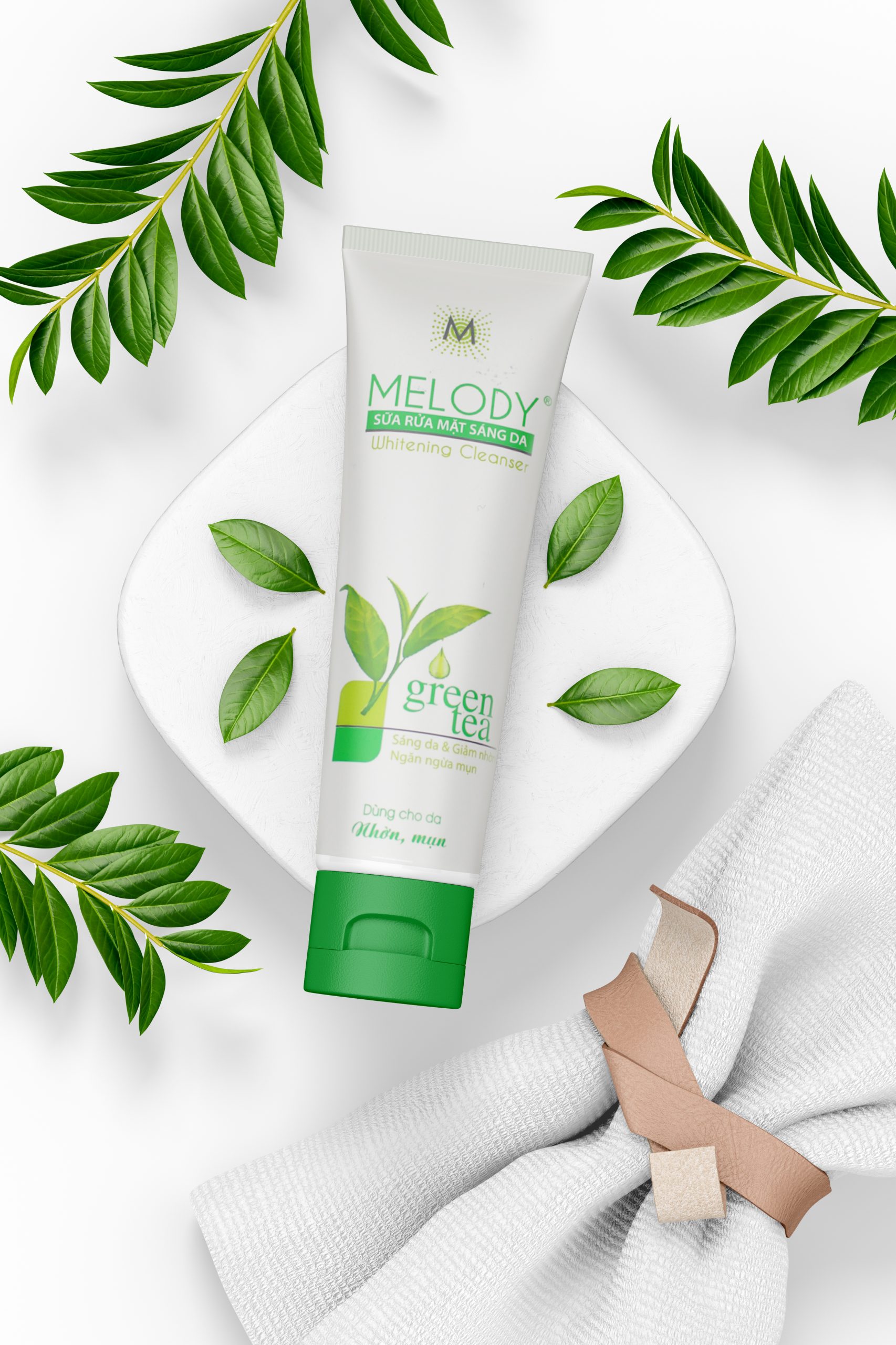 Sữa rửa mặt trà xanh ngừa mụn melody 100ml