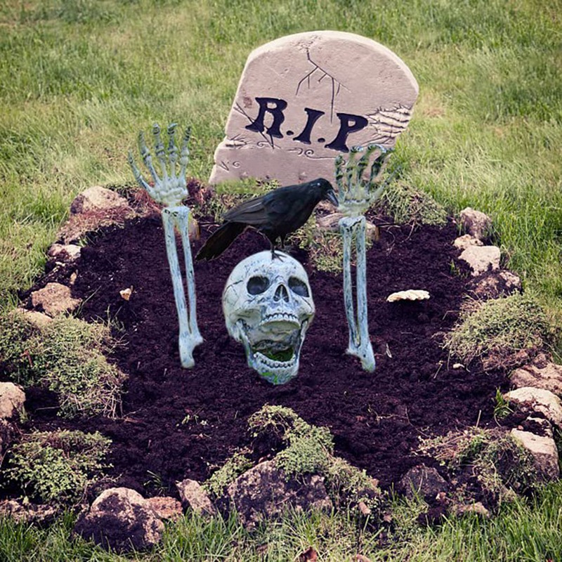 Halloween Skeleton Decoration for Lawn Stakes Garden | Lazada.vn