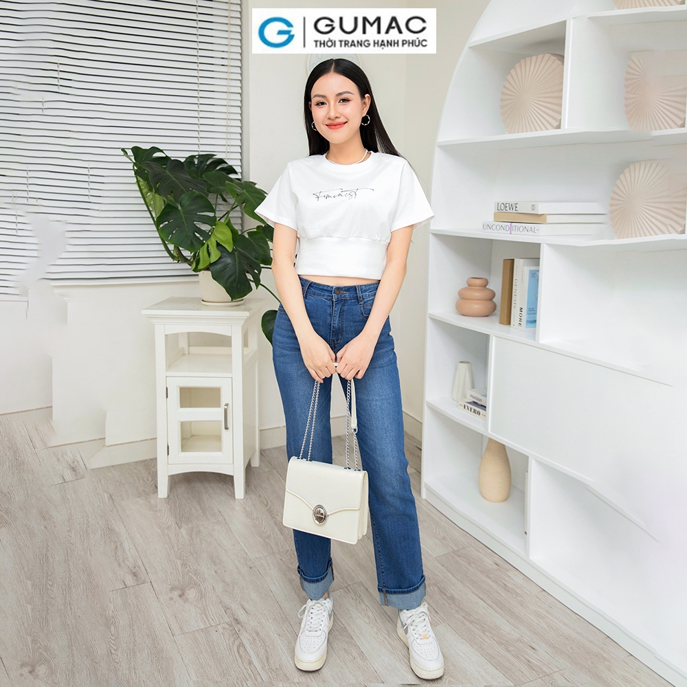 [SALE MẠNH| Voucher 8 - 15%] Quần Jeans slim QJD11022 thời trang GUMAC