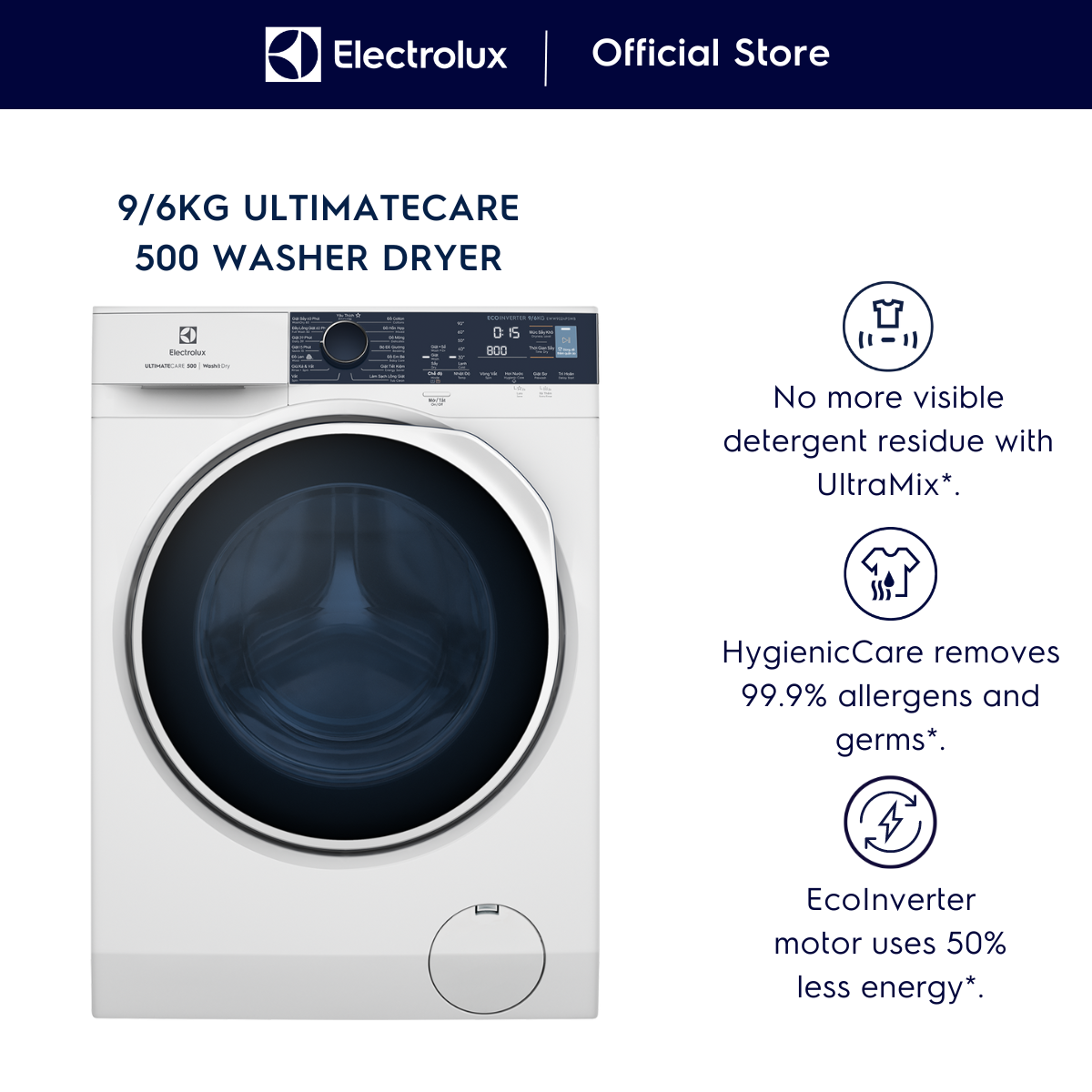 electrolux ultimatecare 500 ultramix