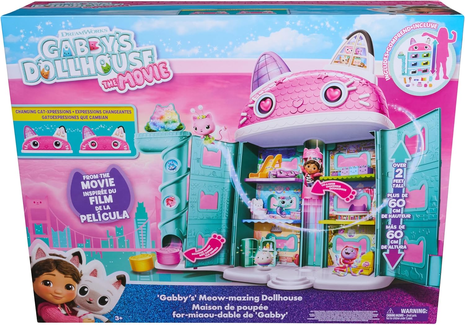 READY STOCK) Gabby's Dollhouse Gabby's Purrfect Dollhouse | Lazada
