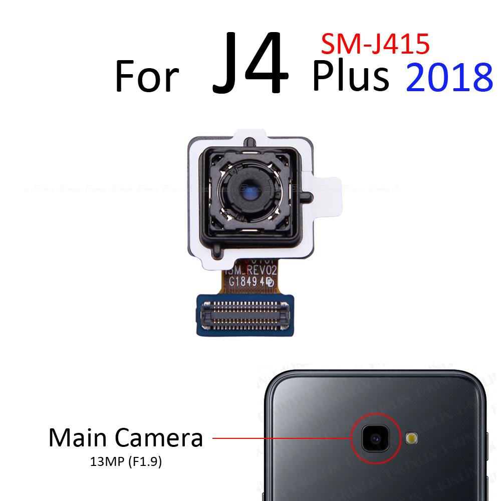 Rear Back Main Front Facing Selfie Camera For Samsung Galaxy J8 J6 J4 Plus J2 Pro 2018 Big Small Module Ribbon Flex Cable Repair Parts