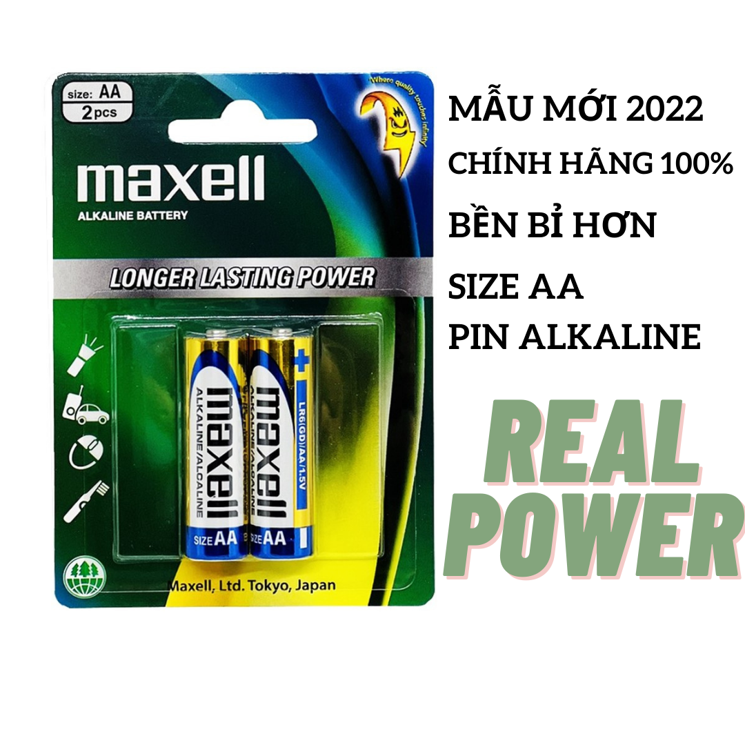HCMPin Tiểu AA Maxell alkaline 1.5v
