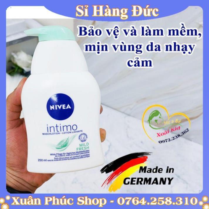 [Chính Hãng ĐỦ BILL] DUNG DỊCH VỆ SINH PHỤ NỮ NIVEA ĐỨC 250ML