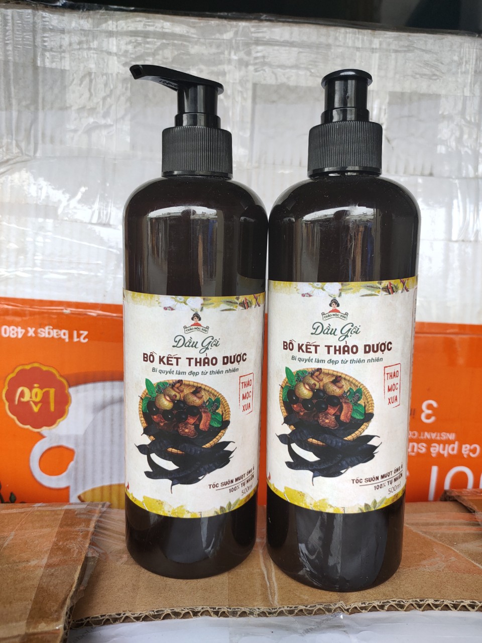 Gội bồ kết thảo dược 500ml