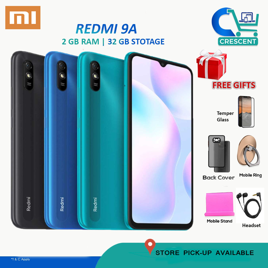 XIAOMI REDMI 9A (2/32 GB) !! BRAND NEW !! WITH WARRANTY | ** WITH GIFTS**
