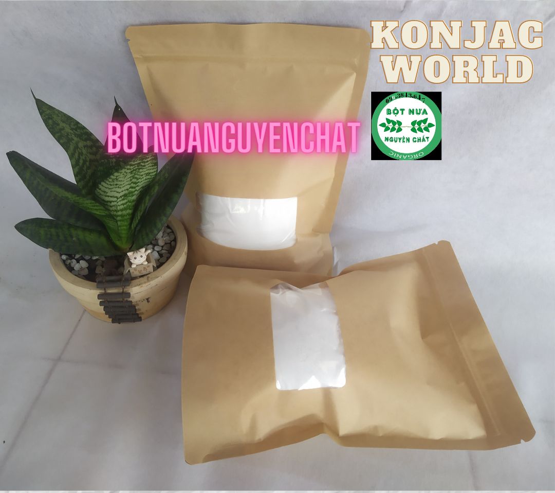 Bột nưa Konjac nguyên chất 100% An giang