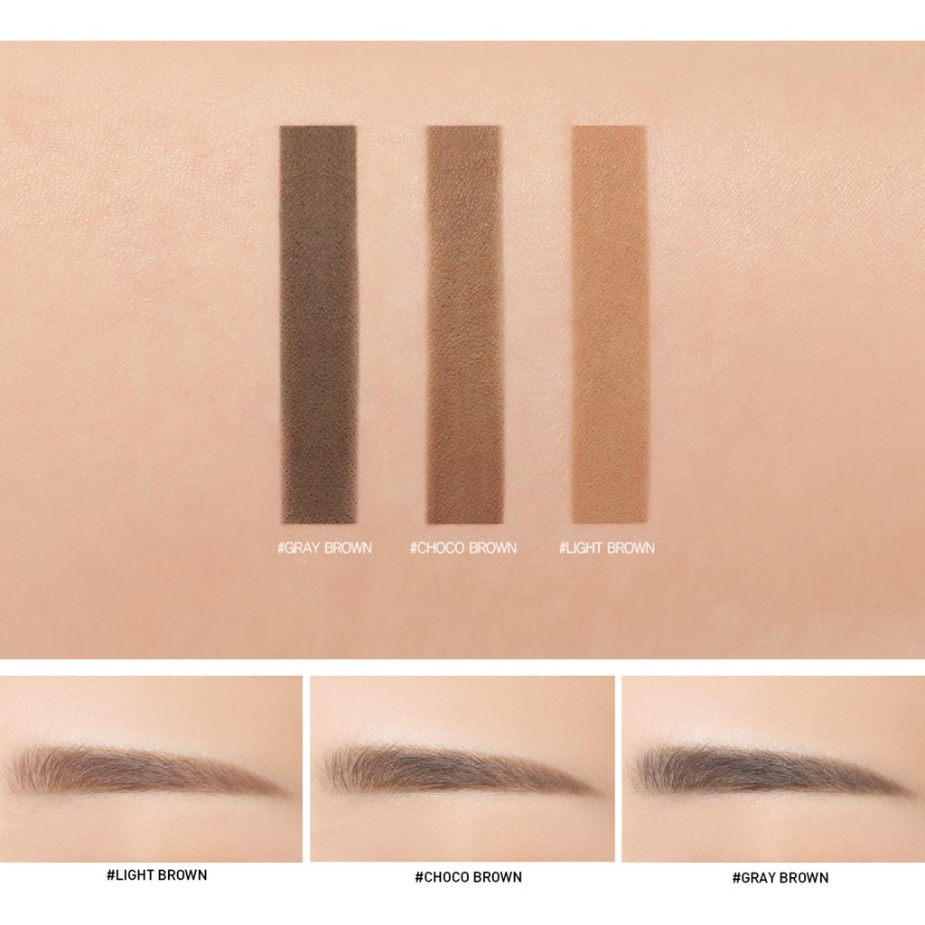 Chì Kẻ Mày 2 Đầu 3CE Super Slim Eye Brow Pencil