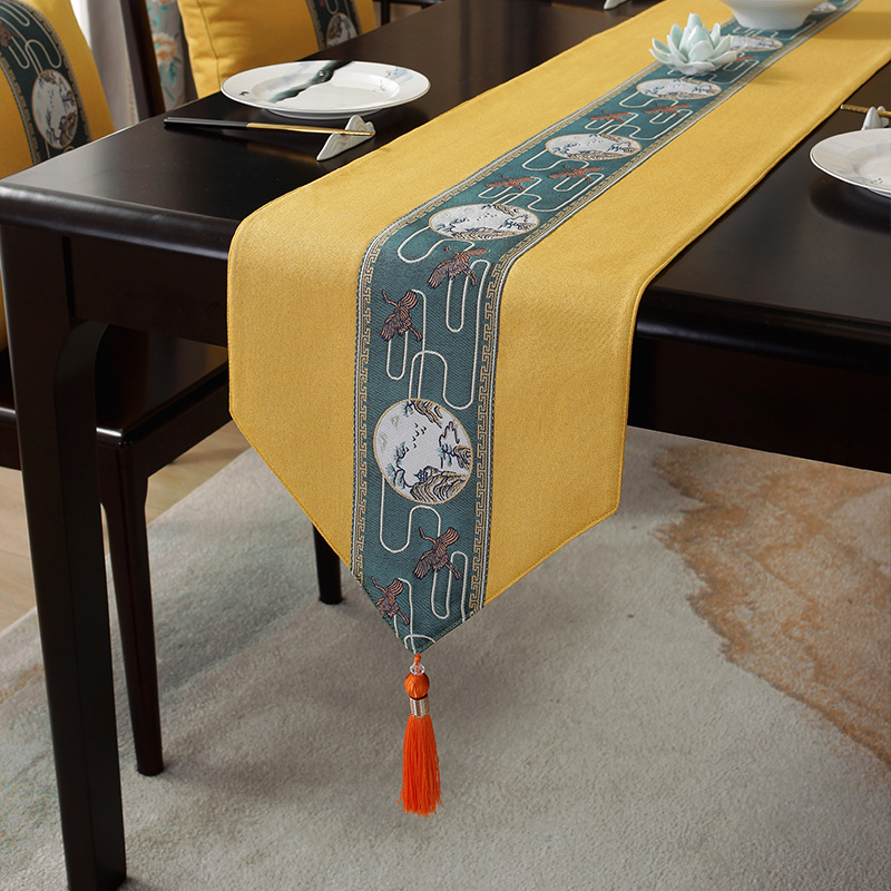 Table Runner Cloth Oriental Chinese Design For Dining Table Living