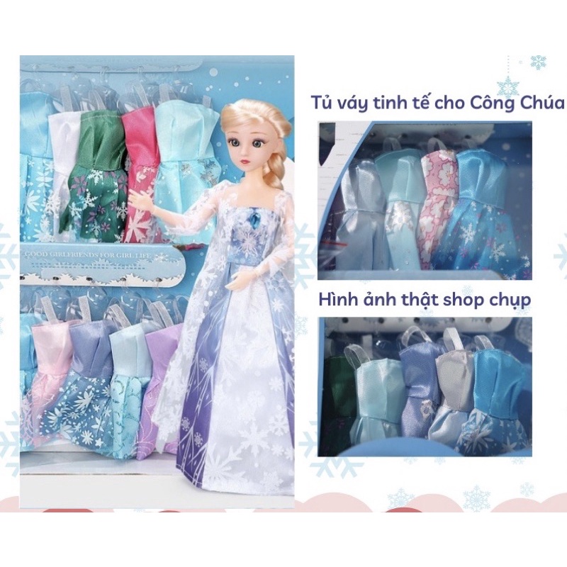 Búp bê tóc mây, búp bê elsa, đồ chơi cho bé gái