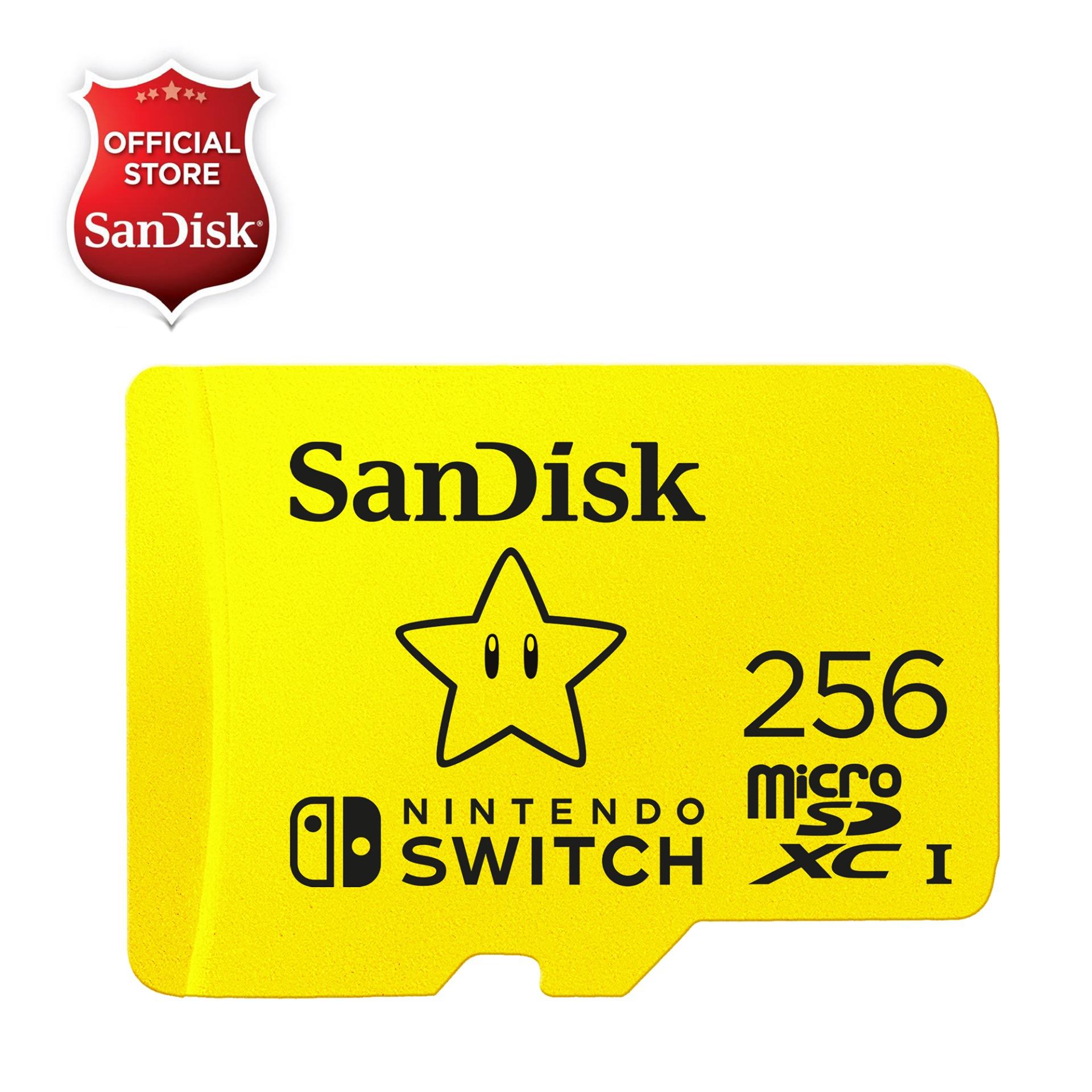 Sandisk Nintendo Official Licensed Microsd Microsdxc Uhs I U3 Up To 100mb S Read 90mb S Write Memory Card For Nintendo Switch Sdsqxao Lazada Singapore