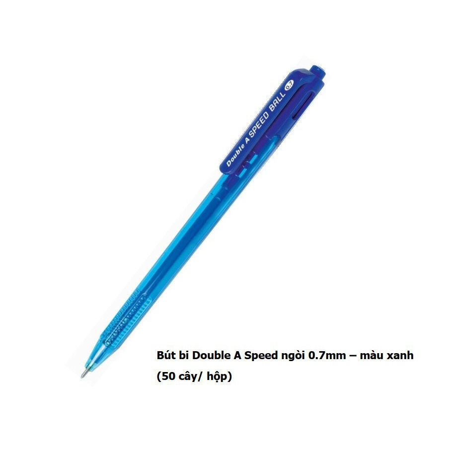 Bút bi Double A Speed ngòi 0.7mm (50 cây/ hộp)